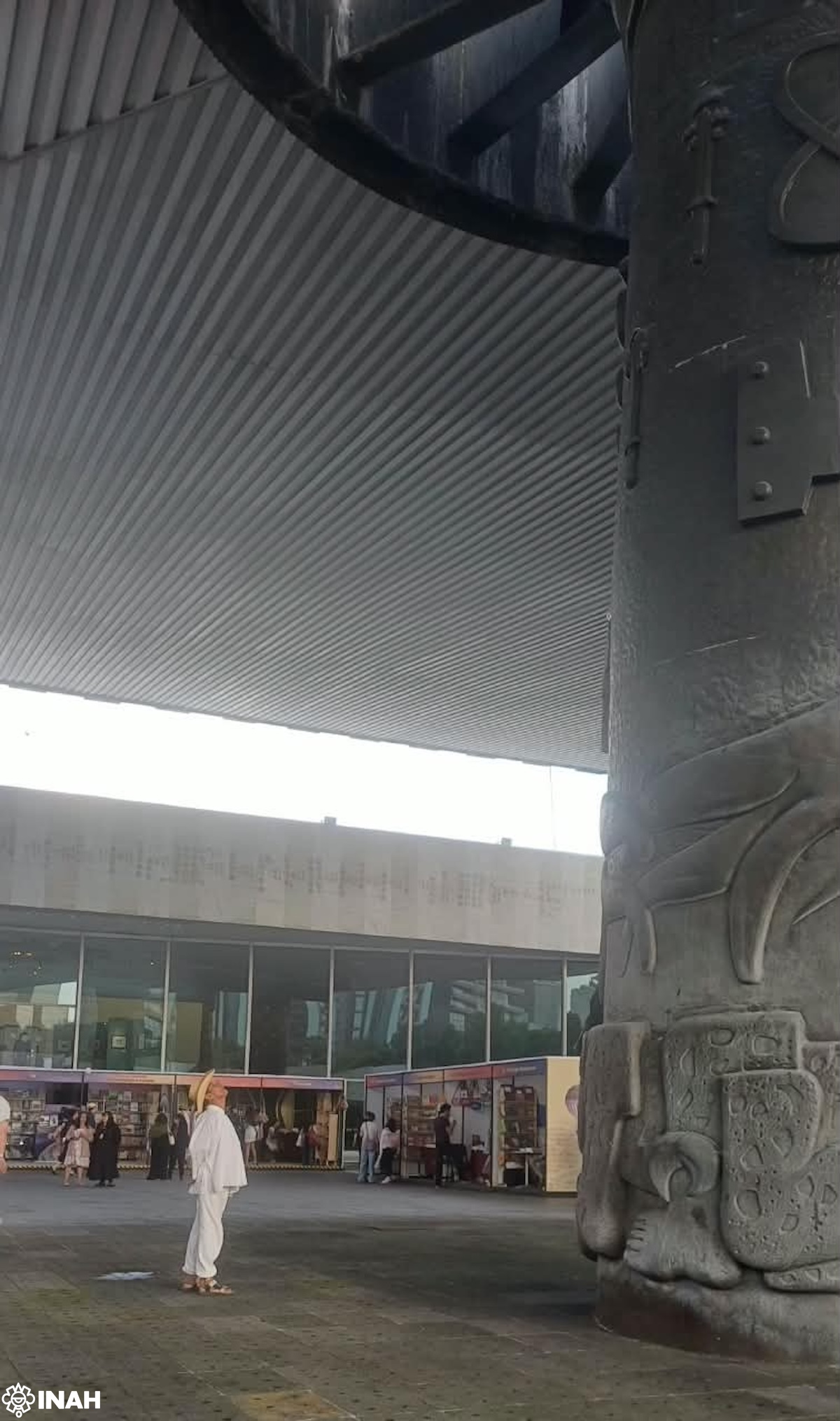 El paraguas, emblema arquitectónico del Museo Nacional de Antropología