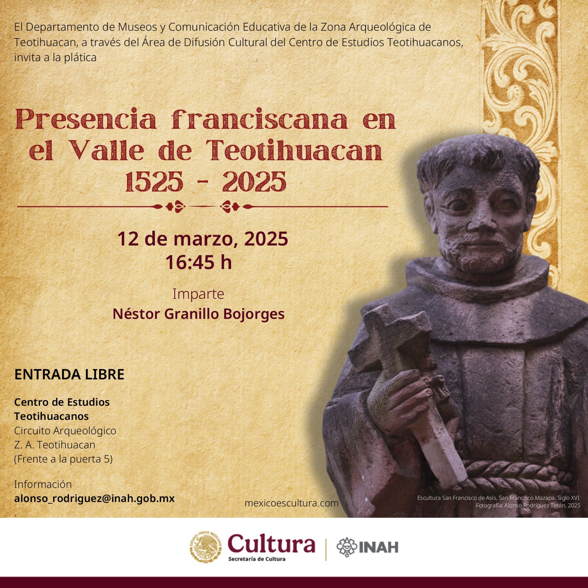 20250307 banner FranciscanosTeotihuacan