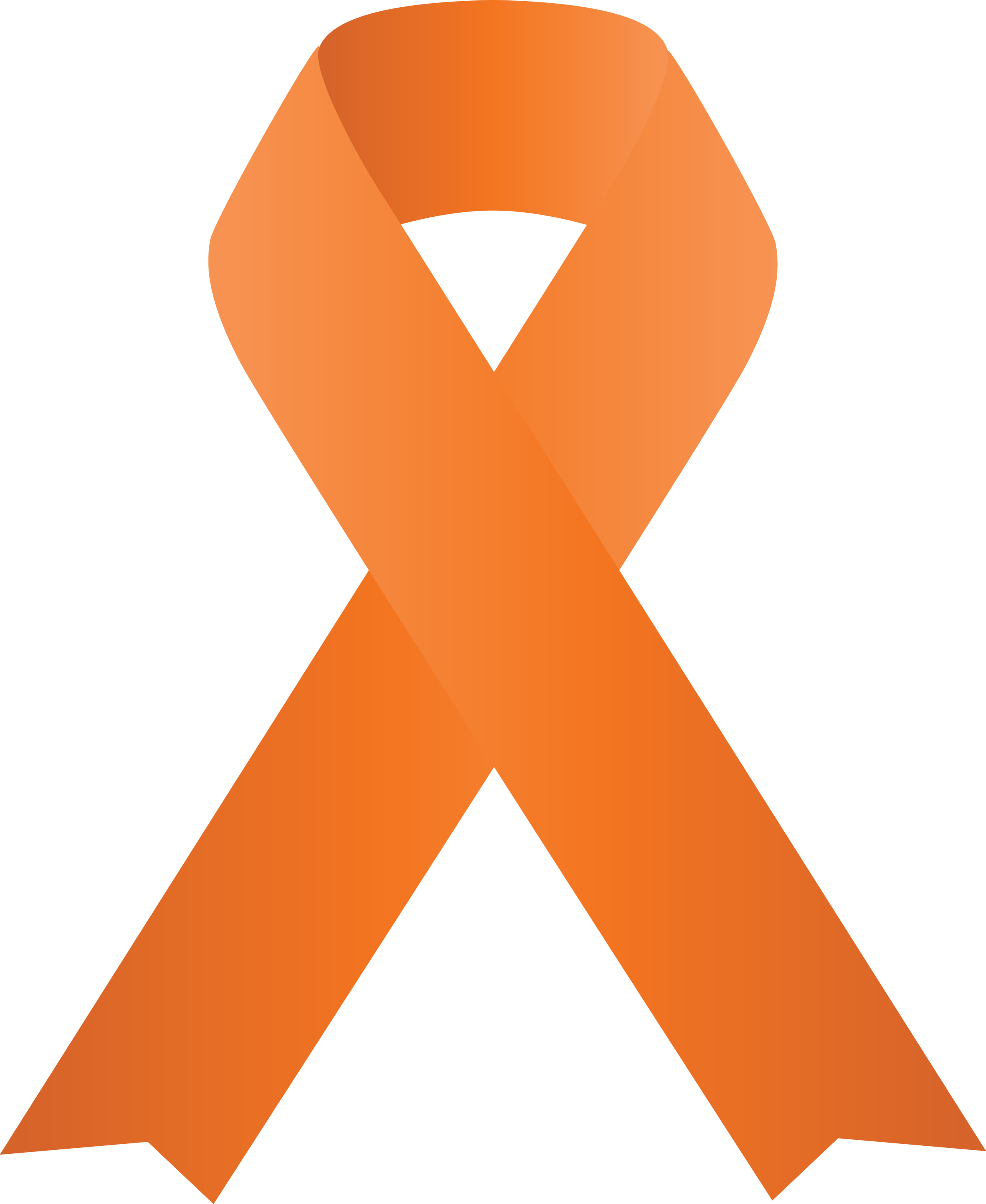 moño naranja