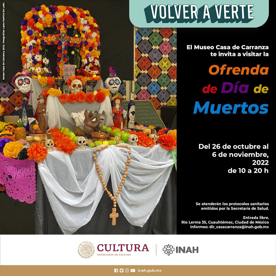 20221028 cartel ofrenda y catrinas