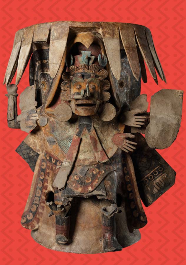Bracero que representa al dios Tezcatlipoca
