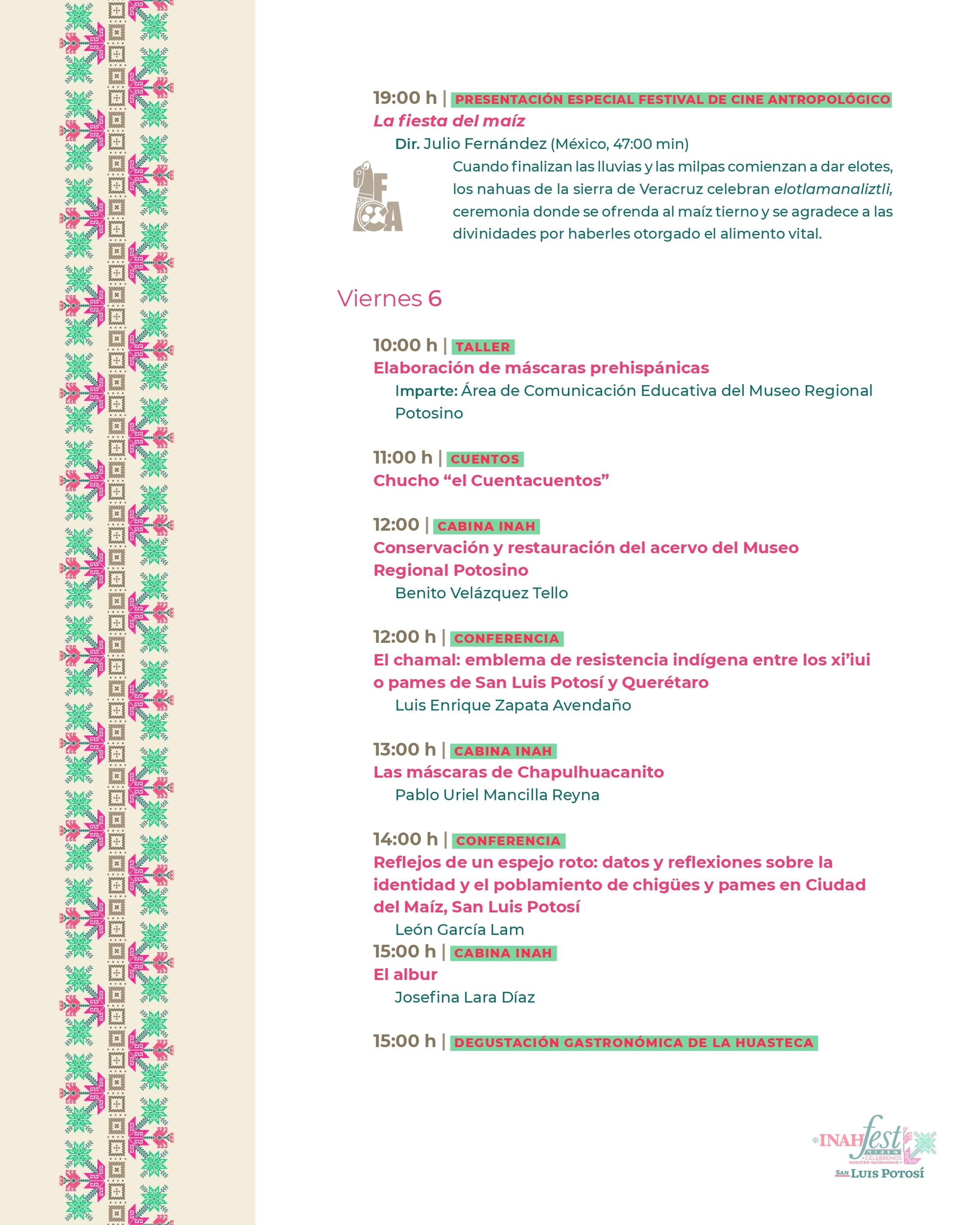 Programación página 3